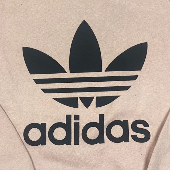 Adidas Originals  Men’s Big Logo Crewneck Sweatshirt M Pink - Picture 3 of 6